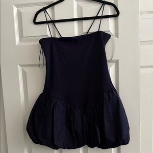 Edikted Navy Blue mini dress